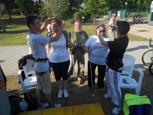 La premiazione di Marina e Chiara e la guida Lele